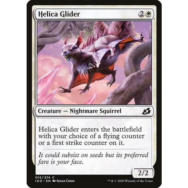 Magic: The Gathering Helica Glider (015) Lightly Played Foil
