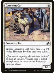 Magic: The Gathering Garrison Cat (014) Lightly Played Foil