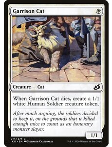 Magic: The Gathering Garrison Cat (014) Lightly Played Foil