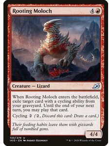 Magic: The Gathering Rooting Moloch (133) Lightly Played Foil