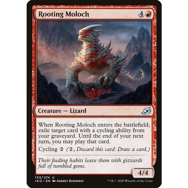 Magic: The Gathering Rooting Moloch (133) Lightly Played Foil
