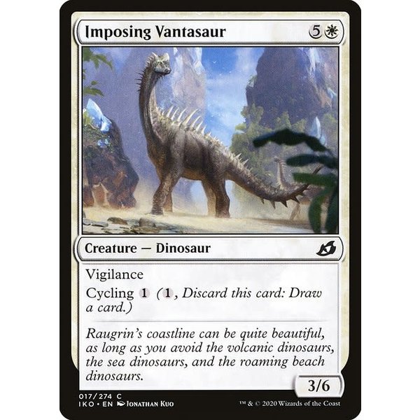 Magic: The Gathering Imposing Vantasaur (017) Near Mint Foil - Japanese