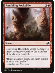 Magic: The Gathering Rumbling Rockslide (134) Lightly Played - Japanese