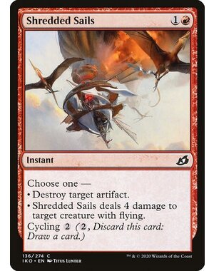 Magic: The Gathering Shredded Sails (136) Lightly Played
