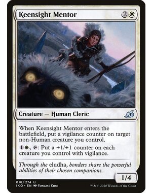 Magic: The Gathering Keensight Mentor (018) Lightly Played