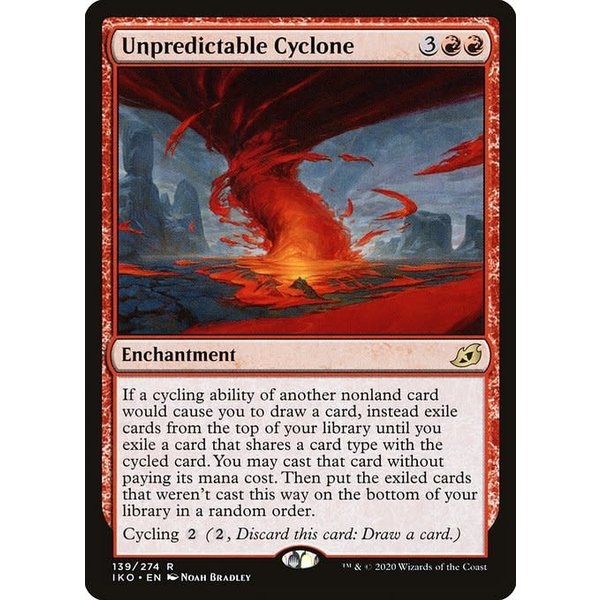 Magic: The Gathering Unpredictable Cyclone (139) Lightly Played