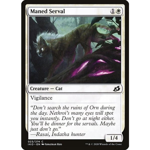 Magic: The Gathering Maned Serval (023) Lightly Played