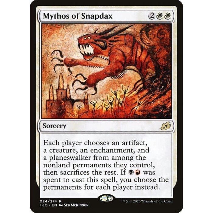 Magic: The Gathering Mythos of Snapdax (024) Lightly Played