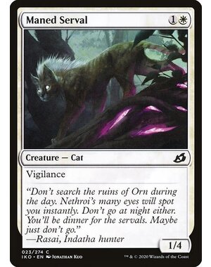 Magic: The Gathering Maned Serval (023) Near Mint Foil - Japanese