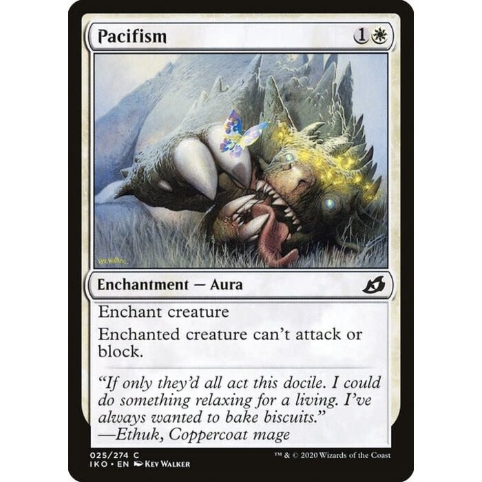 Magic: The Gathering Pacifism (025) Lightly Played Foil