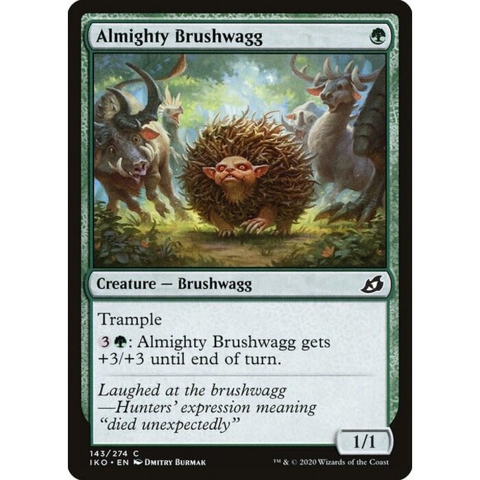 Magic: The Gathering Almighty Brushwagg (143) Lightly Played