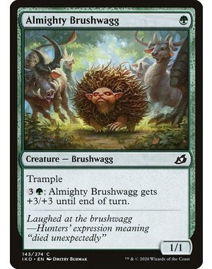 Magic: The Gathering Almighty Brushwagg (143) Lightly Played Foil