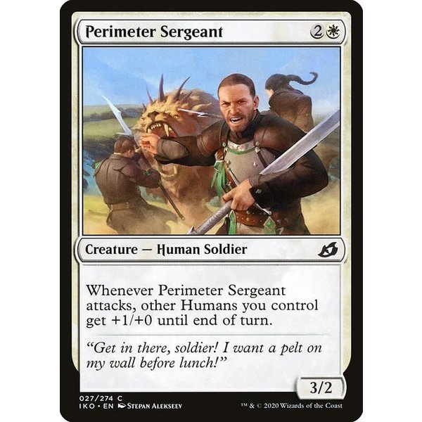 Magic: The Gathering Perimeter Sergeant (027) Lightly Played
