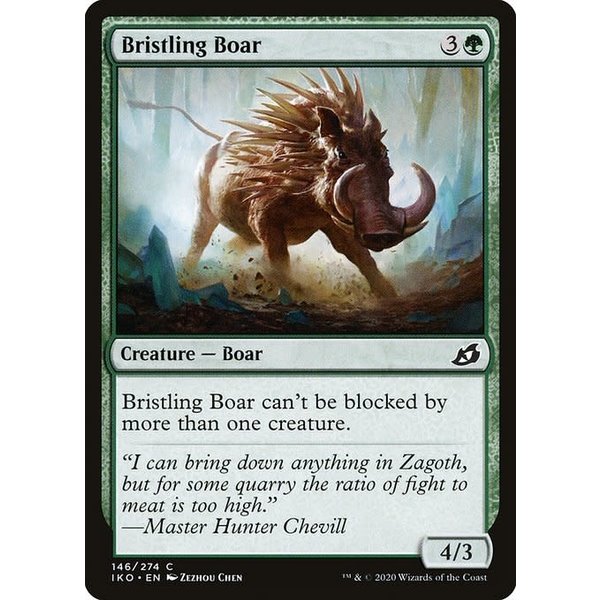 Magic: The Gathering Bristling Boar (146) Lightly Played