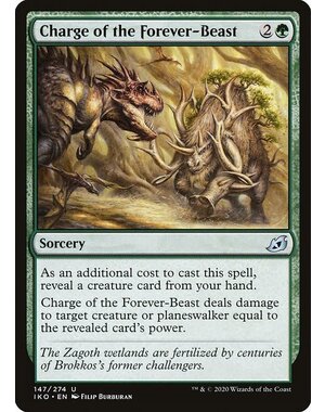 Magic: The Gathering Charge of the Forever-Beast (147) Lightly Played