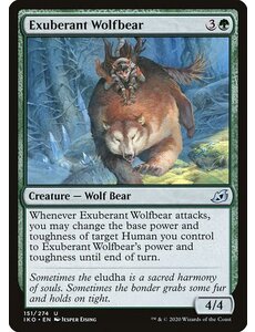 Magic: The Gathering Exuberant Wolfbear (151) Lightly Played