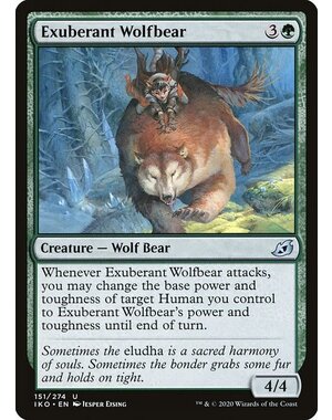 Magic: The Gathering Exuberant Wolfbear (151) Lightly Played