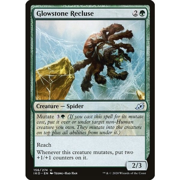 Magic: The Gathering Glowstone Recluse (156) Lightly Played