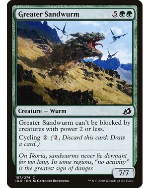 Magic: The Gathering Greater Sandwurm (157) Lightly Played