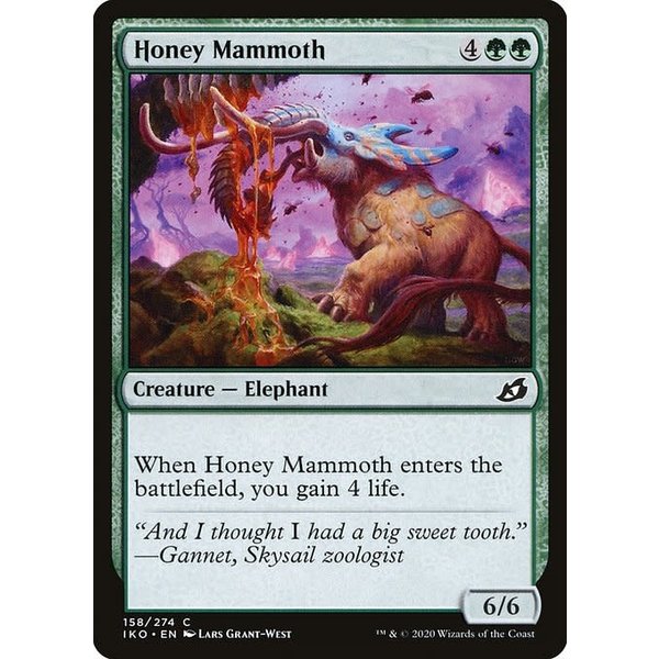 Magic: The Gathering Honey Mammoth (158) Near Mint Foil