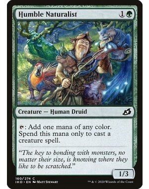 Magic: The Gathering Humble Naturalist (160) Lightly Played Foil