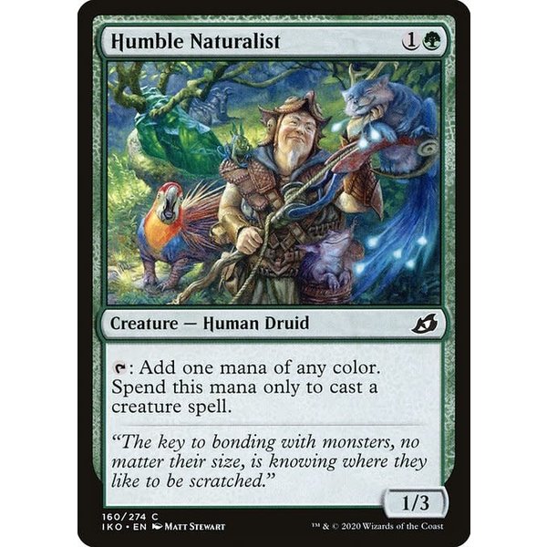 Magic: The Gathering Humble Naturalist (160) Lightly Played Foil