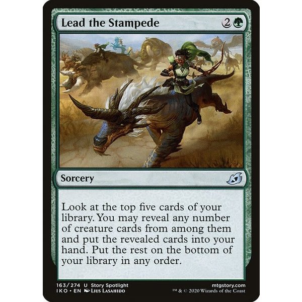 Magic: The Gathering Lead the Stampede (163) Lightly Played