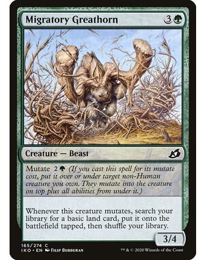 Magic: The Gathering Migratory Greathorn (165) Lightly Played