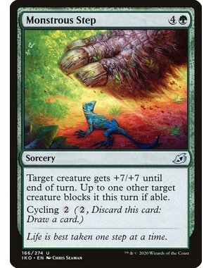 Magic: The Gathering Monstrous Step (166) Lightly Played