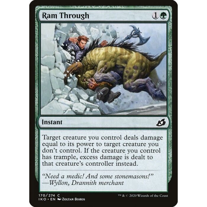 Magic: The Gathering Ram Through (170) Lightly Played