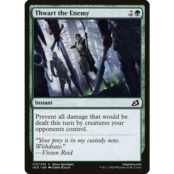 Magic: The Gathering Thwart the Enemy (173) Lightly Played