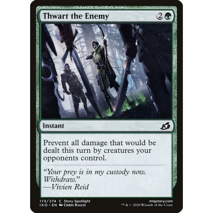 Magic: The Gathering Thwart the Enemy (173) Lightly Played