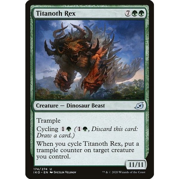 Magic: The Gathering Titanoth Rex (174) Lightly Played