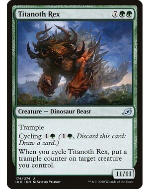 Magic: The Gathering Titanoth Rex (174) Lightly Played Foil