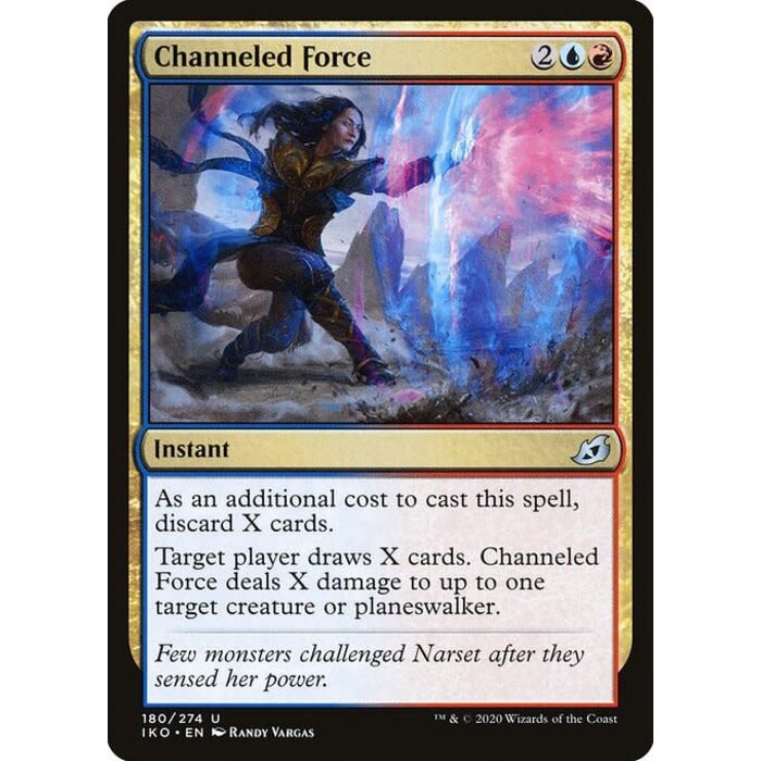 Magic: The Gathering Channeled Force (180) Lightly Played