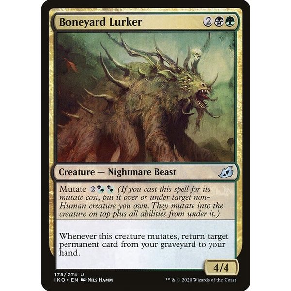 Magic: The Gathering Boneyard Lurker (178) Lightly Played