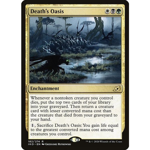 Magic: The Gathering Death's Oasis (182) Lightly Played Foil