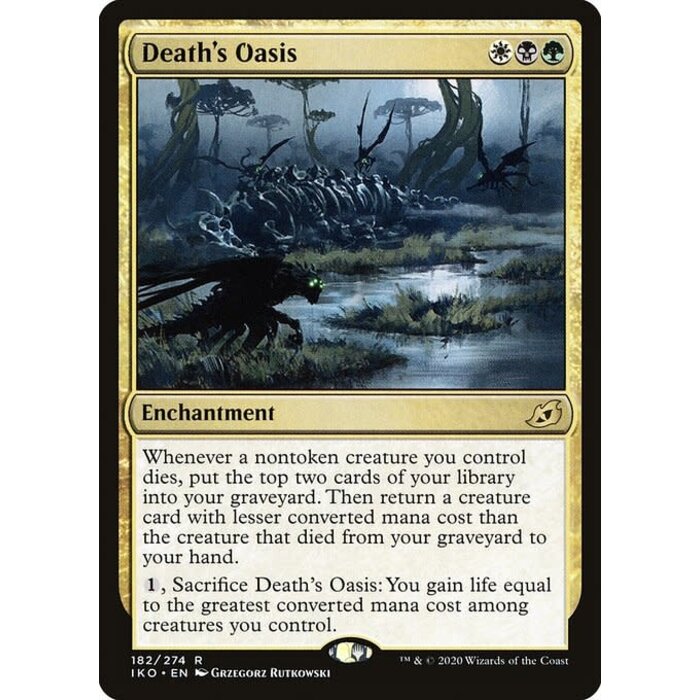 Magic: The Gathering Death's Oasis (182) Lightly Played