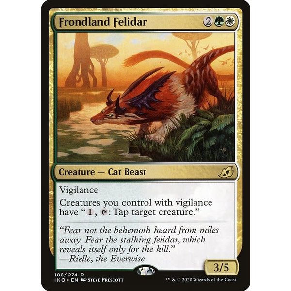 Magic: The Gathering Frondland Felidar (186) Lightly Played Foil