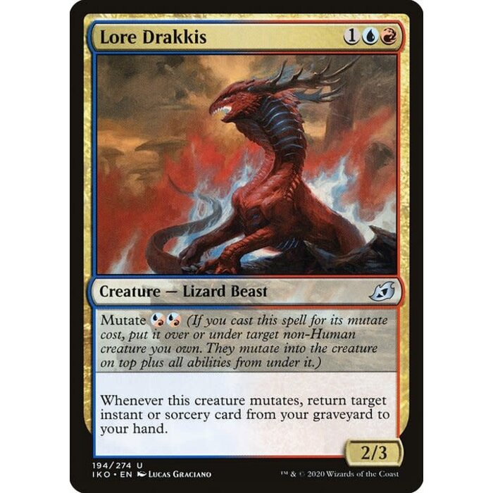 Magic: The Gathering Lore Drakkis (194) Lightly Played