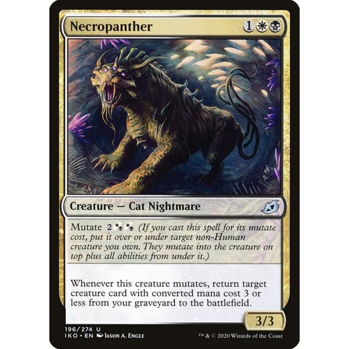 Magic: The Gathering Necropanther (196) Lightly Played