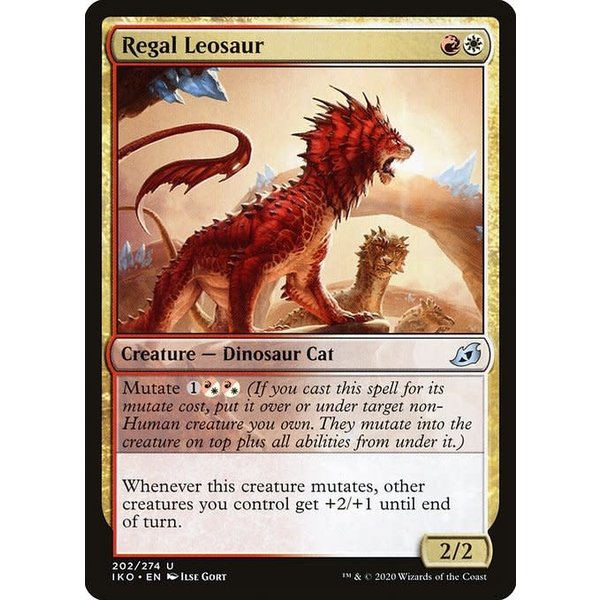 Magic: The Gathering Regal Leosaur (202) Lightly Played Foil