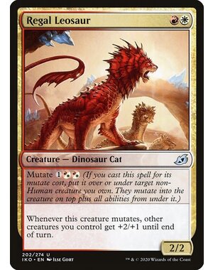 Magic: The Gathering Regal Leosaur (202) Lightly Played