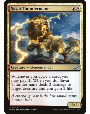 Magic: The Gathering Savai Thundermane (205) Lightly Played