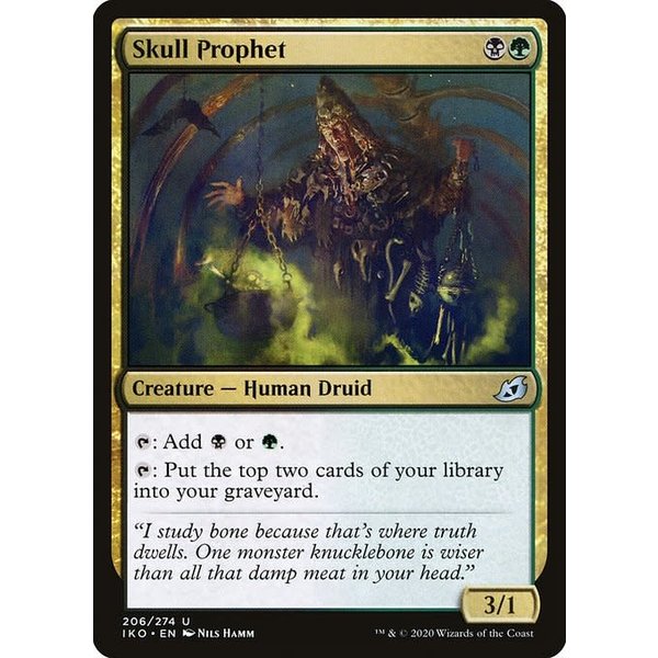 Magic: The Gathering Skull Prophet (206) Lightly Played