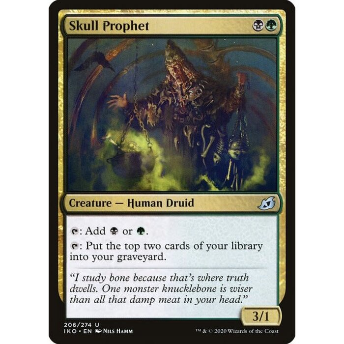 Magic: The Gathering Skull Prophet (206) Lightly Played
