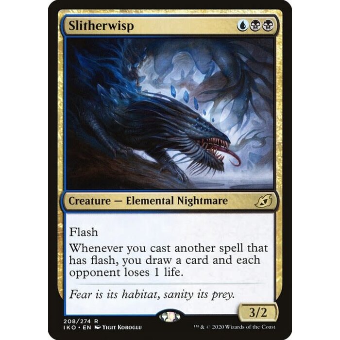 Magic: The Gathering Slitherwisp (208) Lightly Played