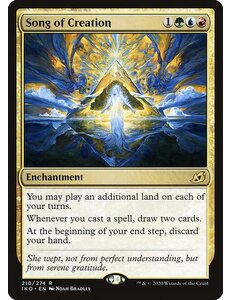 Magic: The Gathering Song of Creation (210) Lightly Played