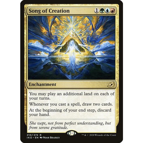 Magic: The Gathering Song of Creation (210) Lightly Played