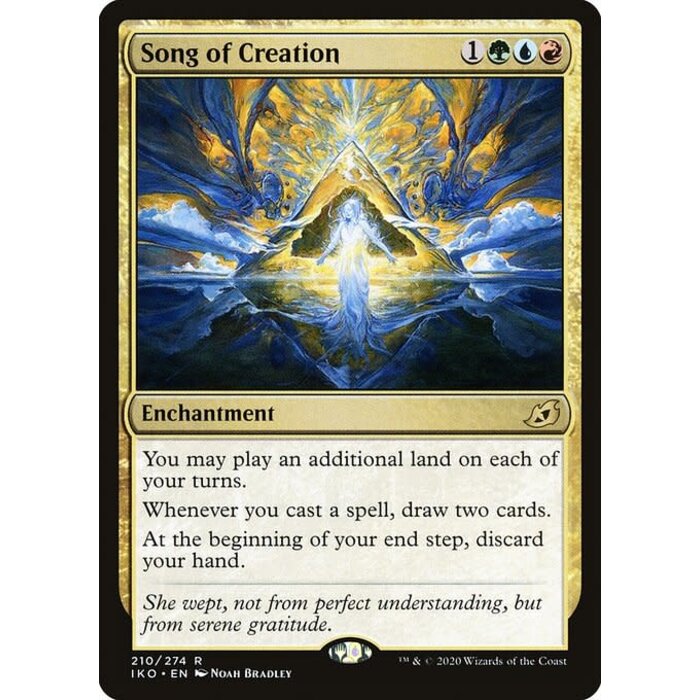 Magic: The Gathering Song of Creation (210) Lightly Played